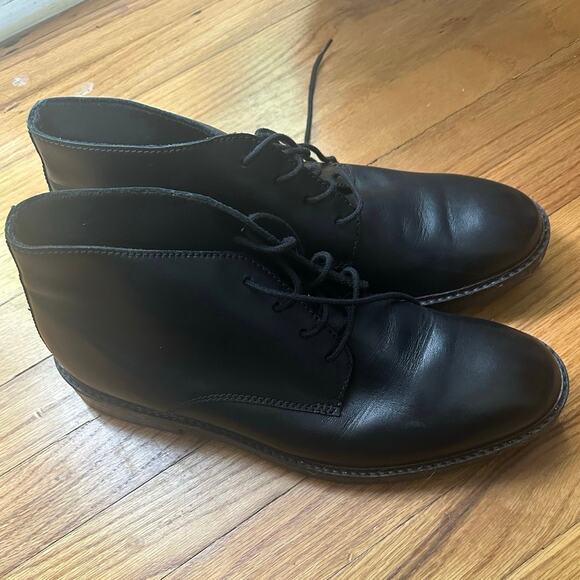 Clarks Black Mid Chukka Boots – Men’s 10.5M - Picture 1 of 11